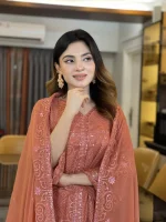 Pakistani Inspired Stitched 3 Piece Set - Image 2